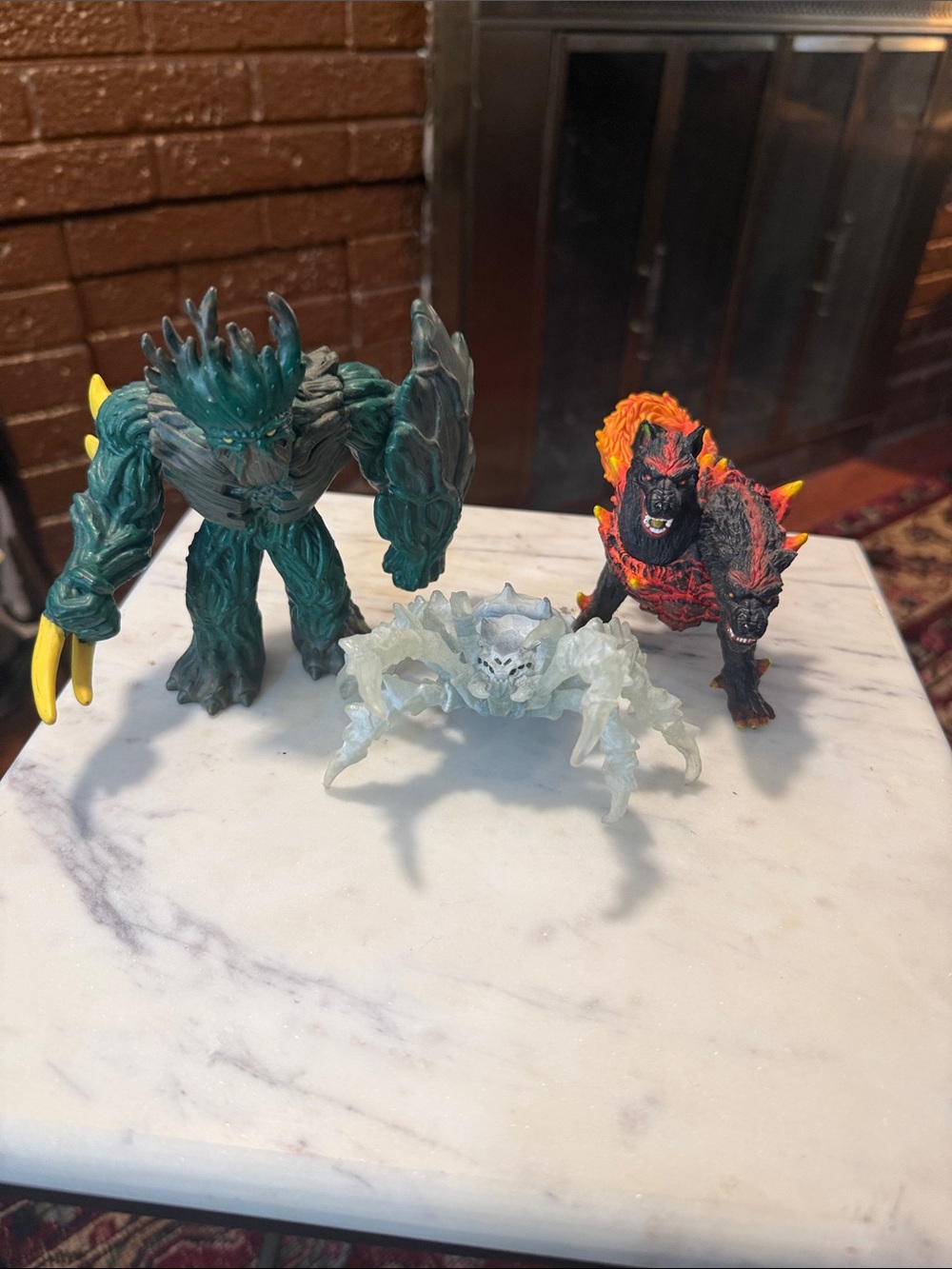 Schleich Eldrador Figure Bundle: Jungle Emperor, Hellhound & Ice Spider